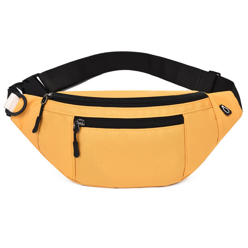 New Korean Style Fashion Waist Bag Simple Multifunctional Single Shoulder Crossbody Bag Outdoor Oxford Cloth Coin Phone Bag 201118