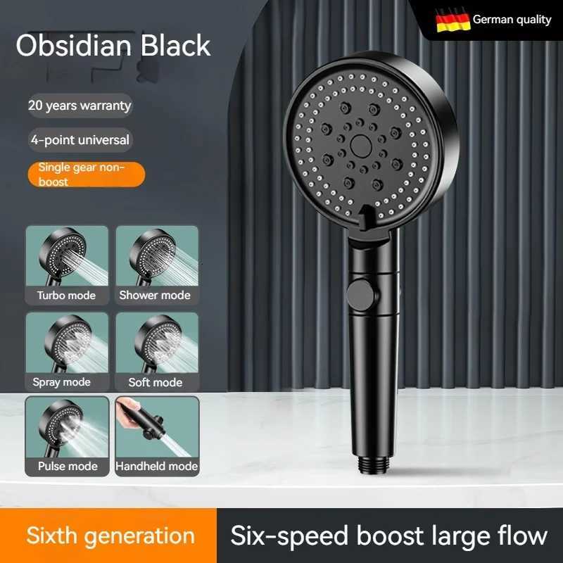 High Pressure 6-Mode Shower Water Saving One-Key Stop Ideal for He Bathro RV Y251103