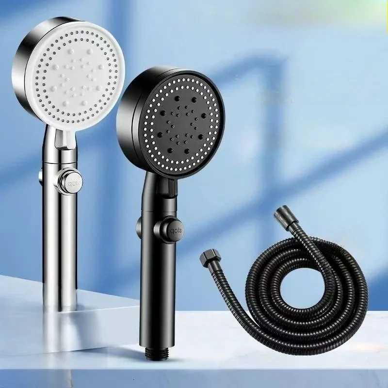 Handheld Shower Set Third Gear Water Mode One Click Stop Button Wall Mounted for Bathro Y251103