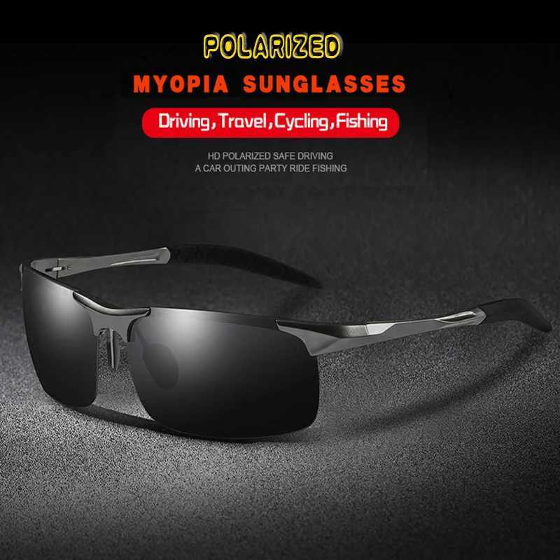 Myopia sunglasses diopter SPH -0.5 -1 -1.5 -2 -2.5 -3 -3.5 -4 -4.5 -5 -5.5 -6.0 CYL men drive polorized prescription sun glasses Z250402