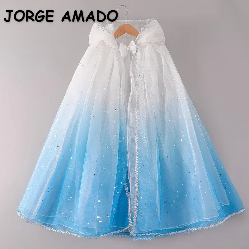 Spring and Summer Childrens Mesh Eye Mask Princess Corner One Button Windproof Sunscreen Cloak H222 250325z