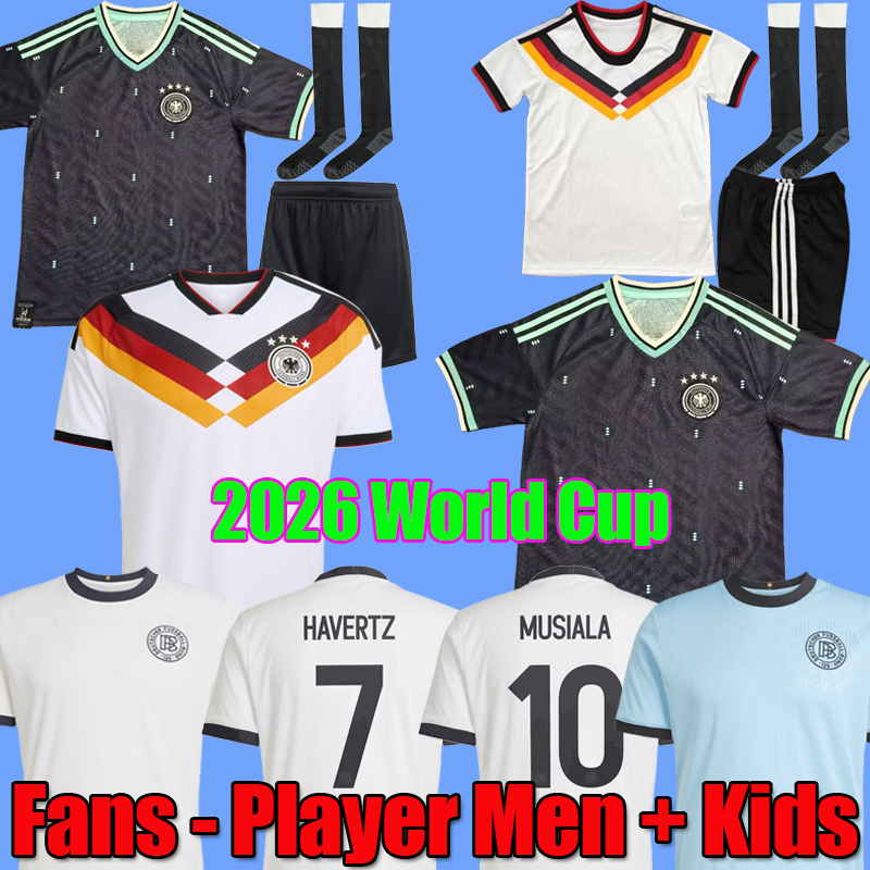 2026 germany Whiteout Germany 125TH Kit alemania euro soccer jerseys deutschland trikot KROOS football shirt kids kit Deutschland maillot allemagne EM trikots