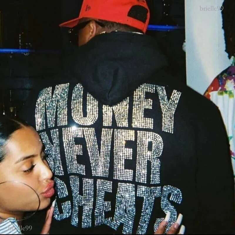 Men Y2K Fashion Hoodie Rhinestones letter graphics Print Zip Hoodie clothes Hoodies Goth Long Slve Sweatshirt Oversized TopC241211