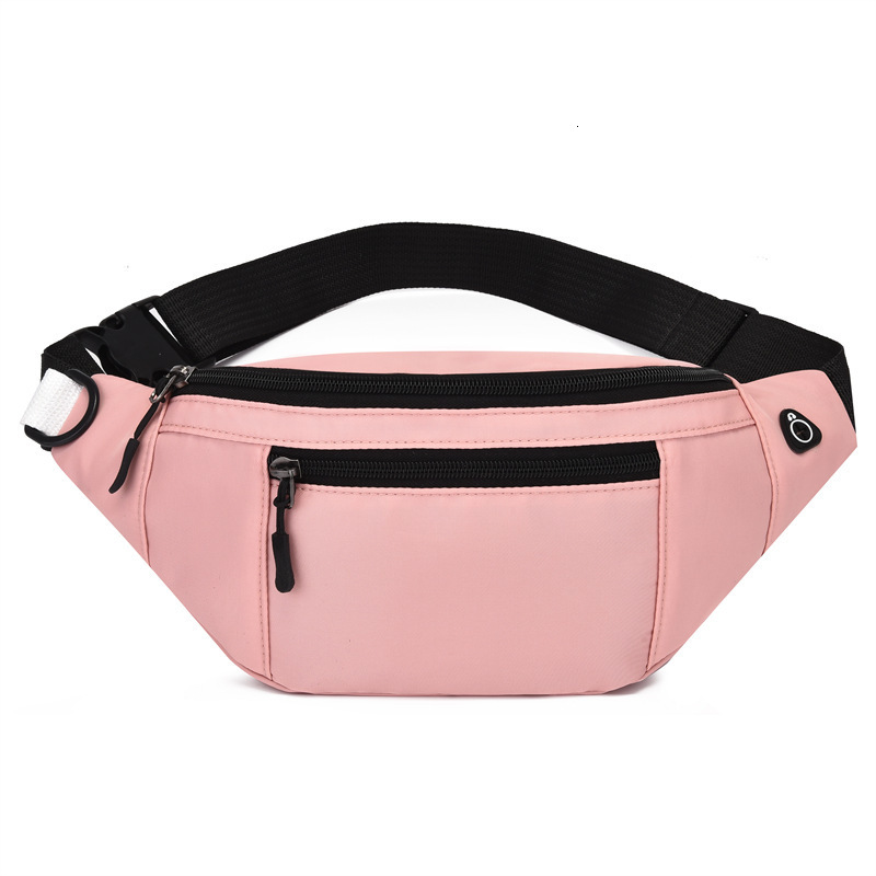New Korean Style Fashion Waist Bag Simple Multifunctional Single Shoulder Crossbody Bag Outdoor Oxford Cloth Coin Phone Bag 201118