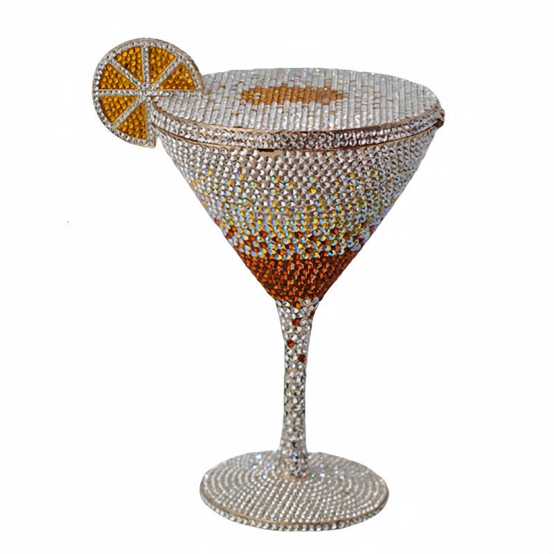 Martin Cocktail Cup Diamond Evening Bag Arrival Crystal Bridal Handbag Dinner Clutches Female Crystal Purse Rhinestone Bags 251029