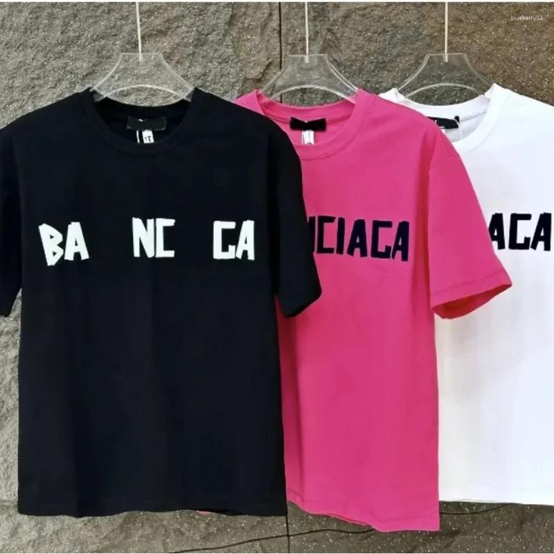 Men Summe Gothic T-shirt Pure Cotton Light Luxury Designer Casual T-shirts Crew Neck Fashion Loose Unsiex Top