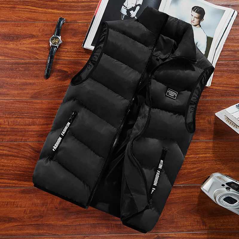 Spring Fashion Mens Jacket Sleeveless Vest Thermal Soft Vests Casual Coats Male Cotton Mens Vest Men Thicken Waistcoat 8Xl X250403