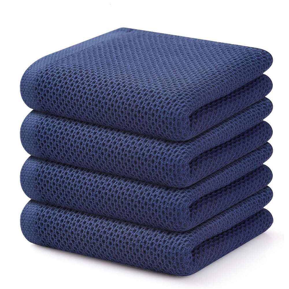 Waffle 34*34 Soft Convenient Kitchen Towel Color Absorbent