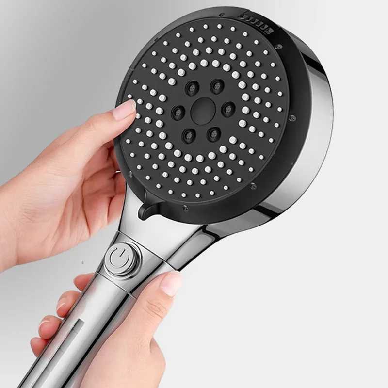High Pressure Shower with Filter Handheld Adjustable 6 Speed Water Outlet Shower Large Flow Bathro Accessories Y251103