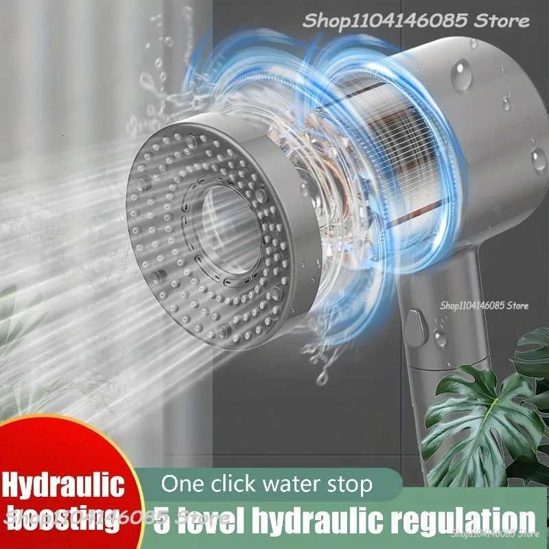 5 Modes Shower High Pressure Shower Portable Filter Rainfall Faucet Tap Bathro Bath He Bathro Accessories Y251103