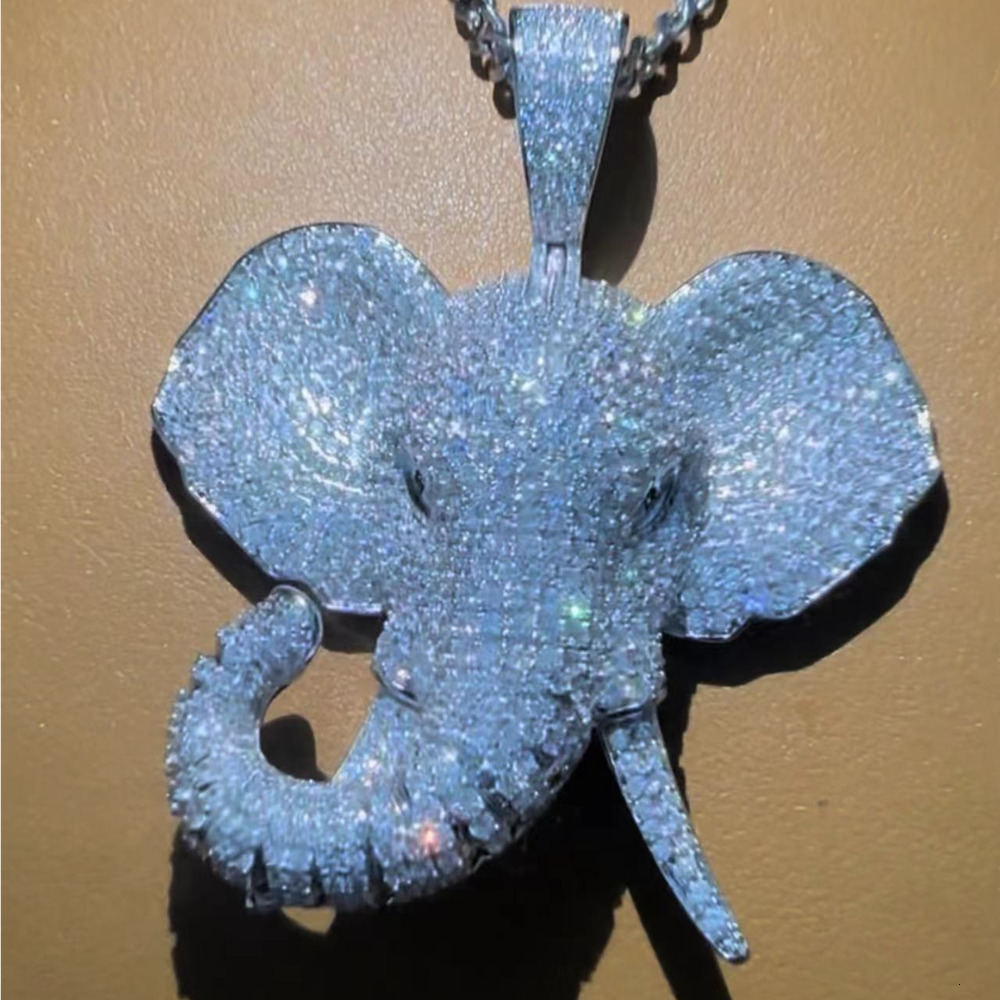 Custom pendant Hip Hop Moissante chain Jewelry Women Custom Iced out Name letter Pendant Necklace 925 Sier Cuban Chain Necklace