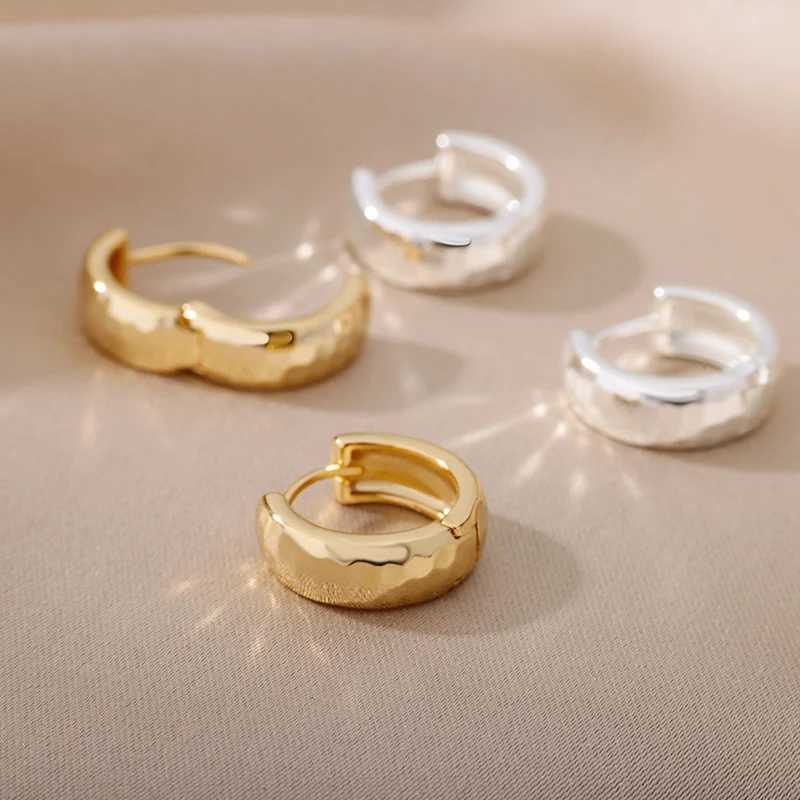 Gold Color Small Hoop Earrings for Women Stainless Steel Silver Color Earrings 2024 Trend Piercing Jewelry Gift pendientes mujer C251103