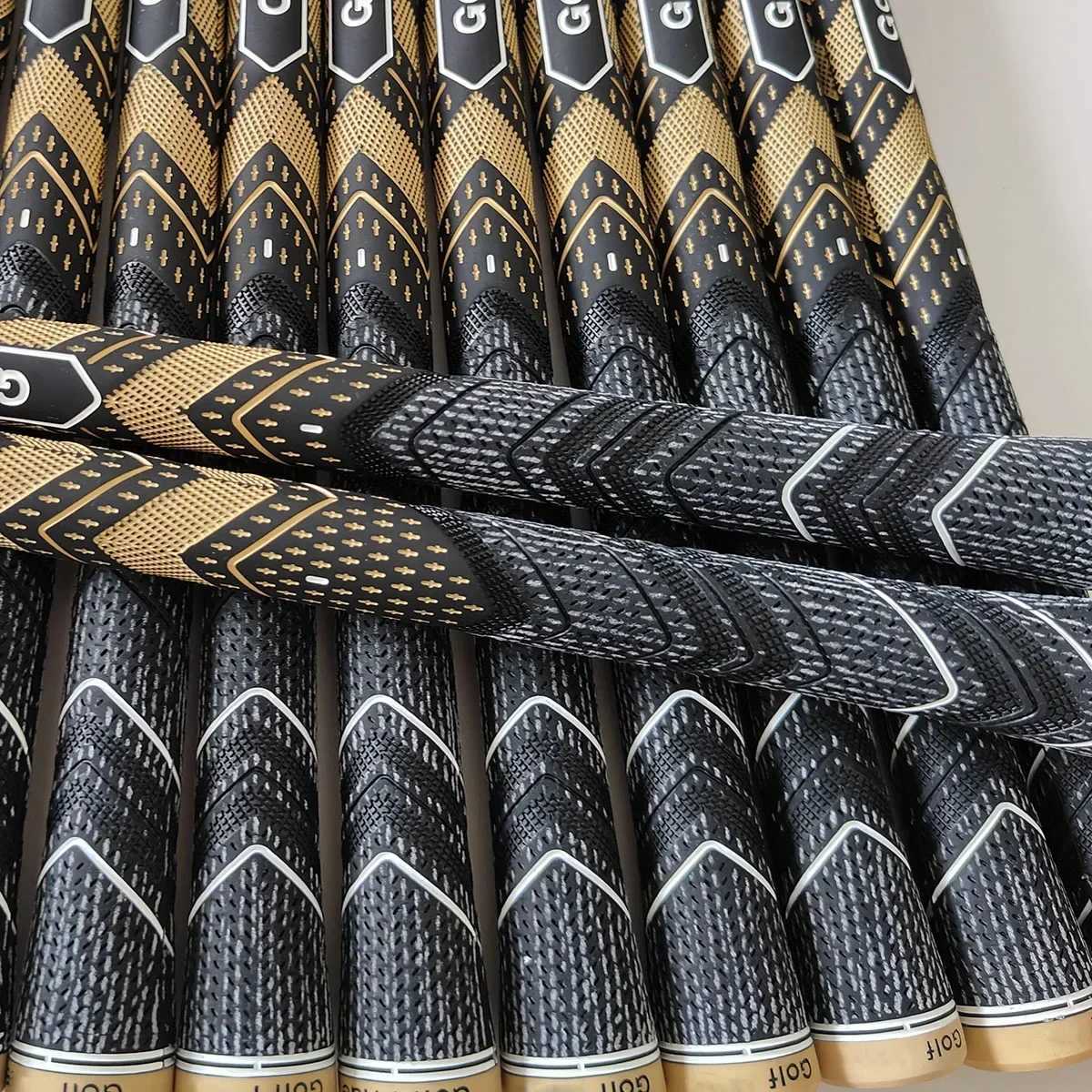 13 standard/medium-sized team golf grips rubber golf grips 5 cotton yarn golf club grips iron and wood grips universal gold z250403