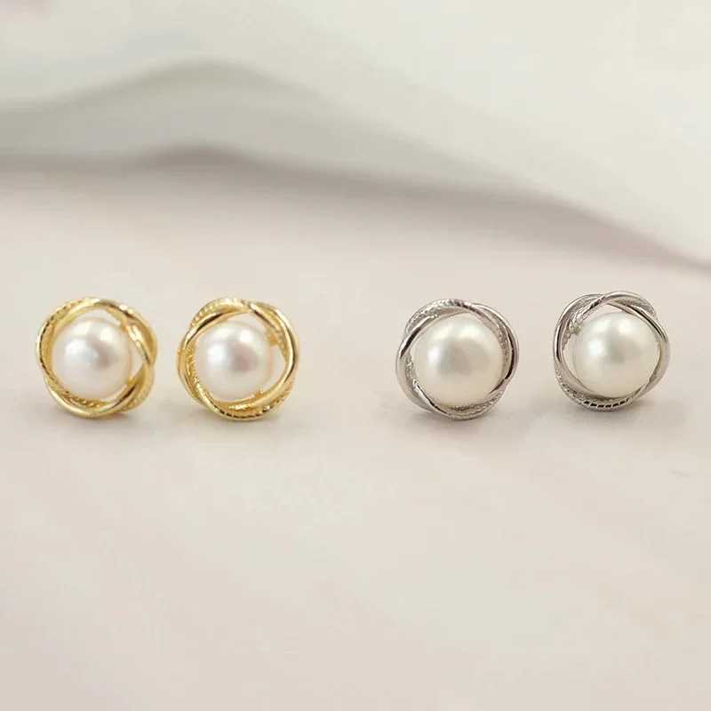 Huitan Chic Small Round Imitation Pearl Stud Earrings for Women Daily Wear Simple Elegant Female Earrings Fancy Anniversary Gift C251103