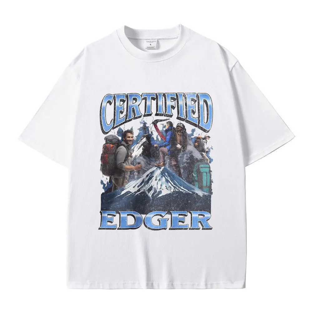 Funny Offensive Mountain Hiker Graphic T Shirts Men Women Vintage Oversized Streetwear Male Fashion Casual Pure Cotton T-shirt X2504031