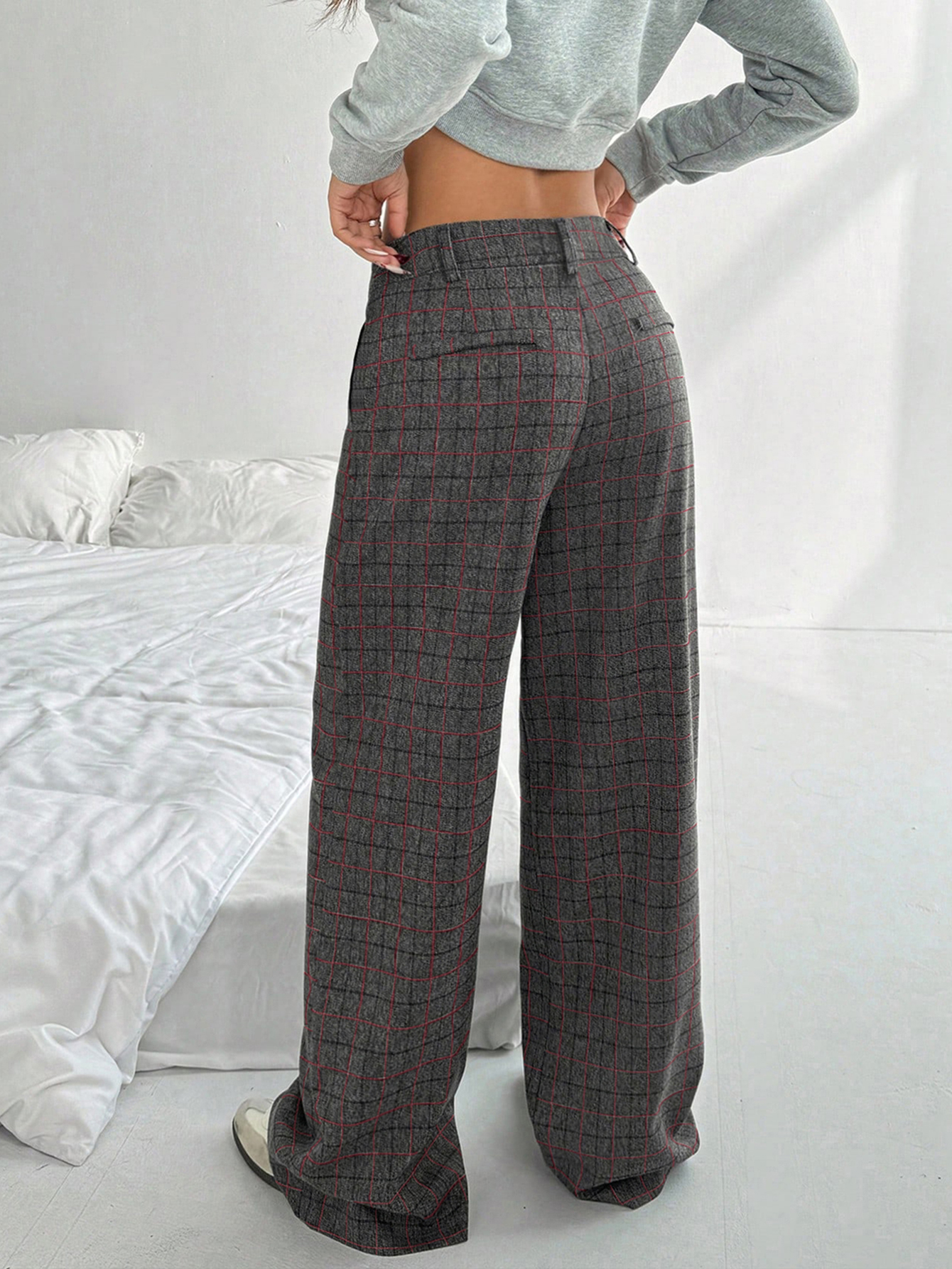 Chic Denim Alternative Durable Cotton Blend Wide-legged Chinos For All Body TypesGet Yours Now In An Array Of Shades--107