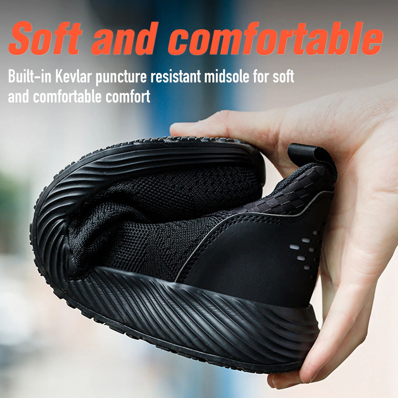 Safety Shoes Work Shoes Steel Toe Men PunctureProtective Work Boots Indestructible Safety Lightweight 251030