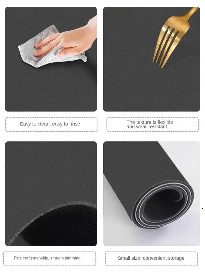 VIKAMA Bathroom Diatomite Floor Mat Solid Colour Minimst Bathroom Foot Mat Doorway Non-Slip Water-Absorbent Quick-Drying Mat C251103