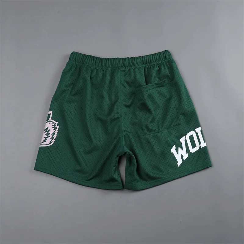2024 Summer New Mens Shorts Sports Casual Mesh Shorts Gym Sport Breathable Men Bodybuilding Short Pants men Beach Pants X250403