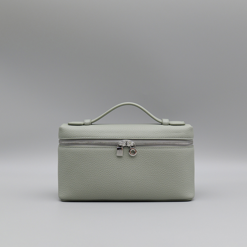 10A Ladies Cosmetic Lunch Box High Quality Cowhide Crossbody Versatile Small Square Fashion Handbag Commuter Tote Bag