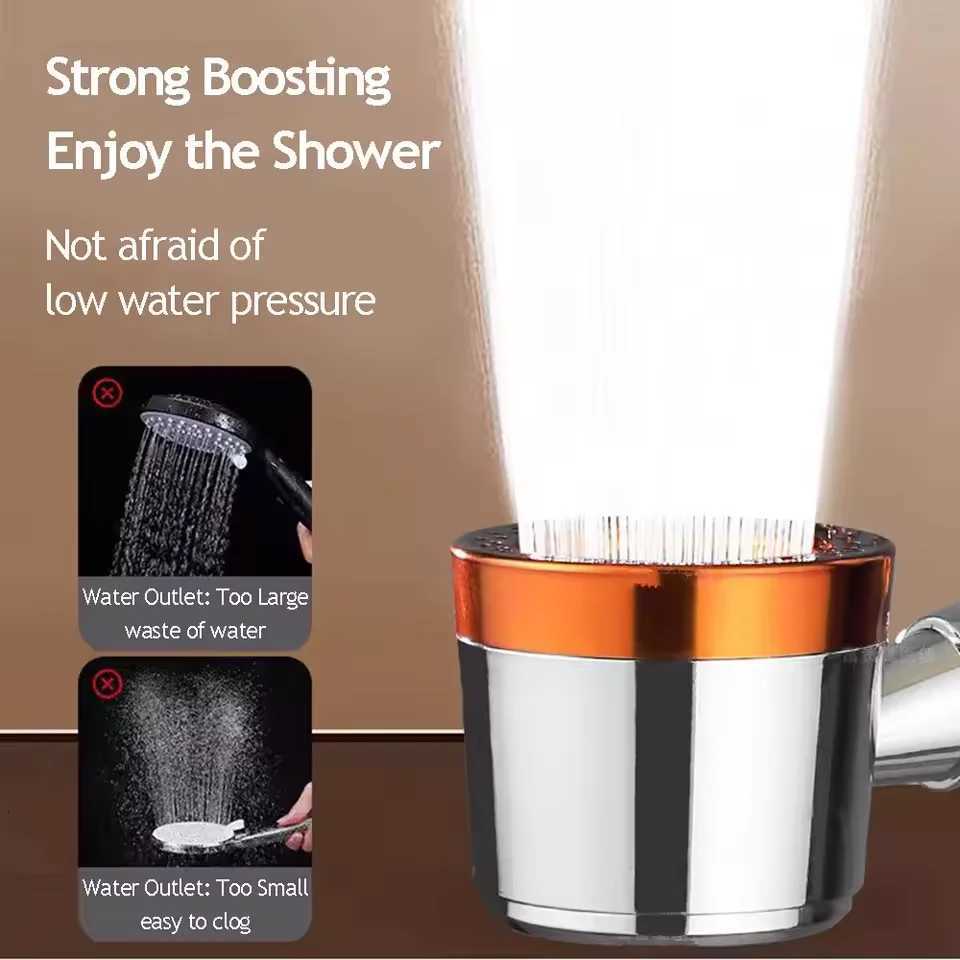 5 Modes High Pressure Filter Shower Bathro Handheld Shower OneButton Stop Water Saving Bathro Accessories Set Y251103