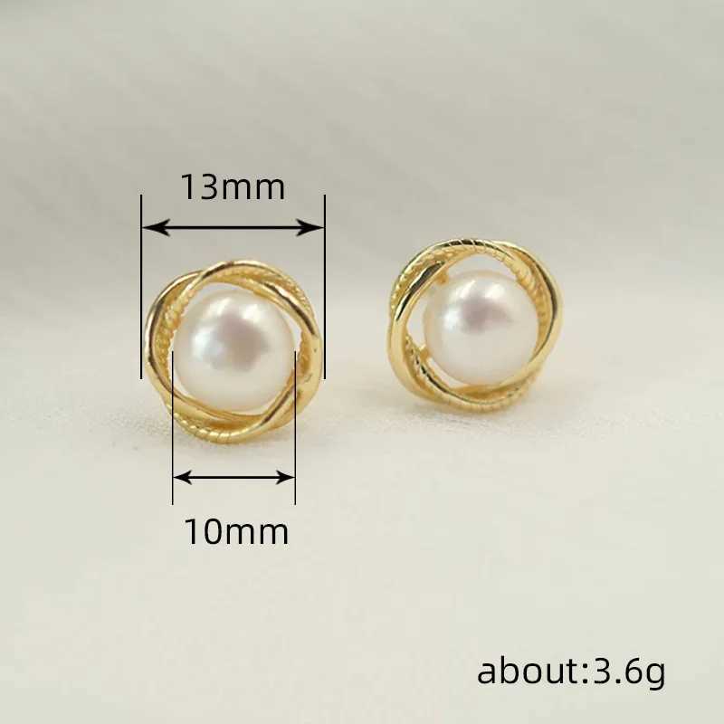 Huitan Chic Small Round Imitation Pearl Stud Earrings for Women Daily Wear Simple Elegant Female Earrings Fancy Anniversary Gift C251103