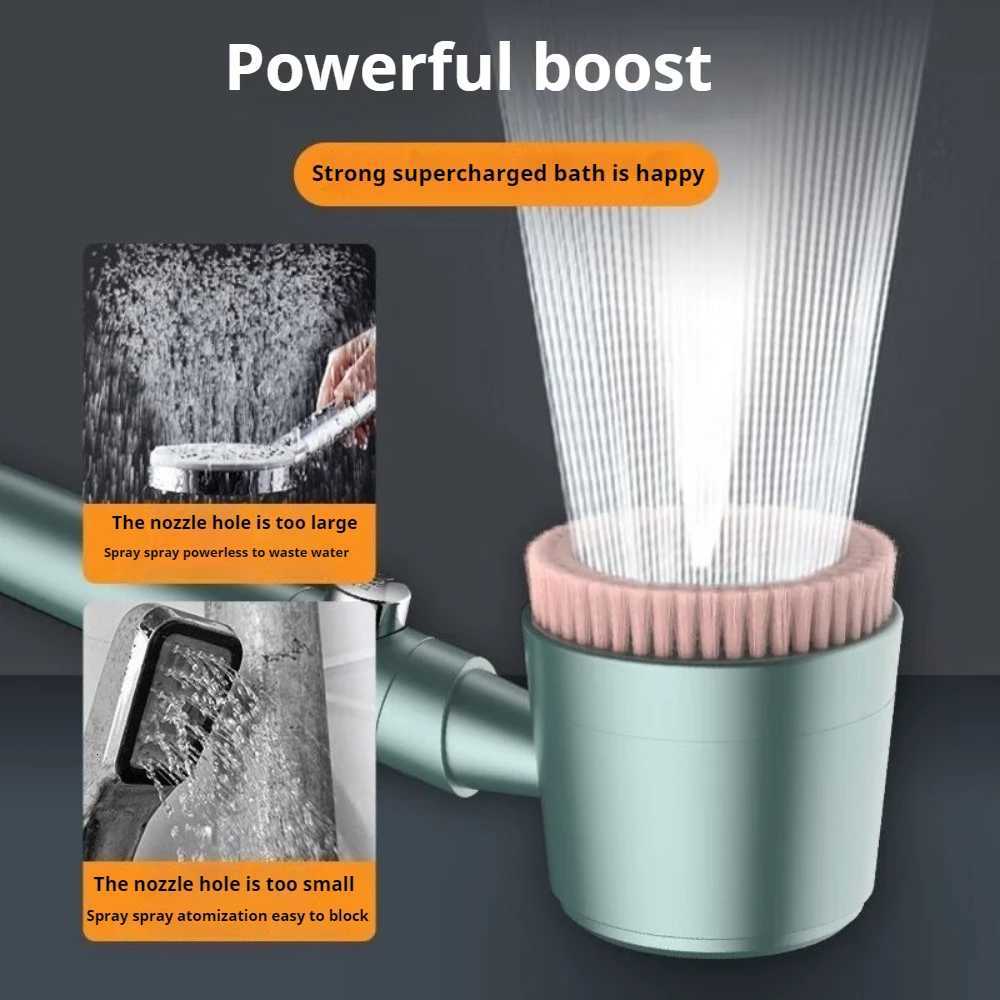 51 Modes Shower with Massage B ABS High Pressure Water Saving Portable Bathro Filter Shower OneKey Stop Water Y251103