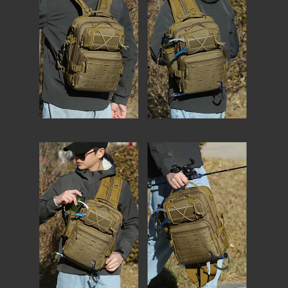 Tactical Backpack 3 Day Assault Pack Molle Bag Outdoor Hiking Camping Luggage Rucksack Travel Fishing Climbing Equipment BagsC250407