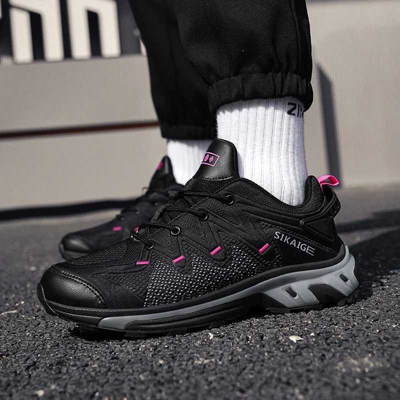 New Designer Trail Running Shoes Men Off-road Sneakers Lightweight Non-slip Outdoor Mountain Climbing Sports Shoes M FootwearC250403