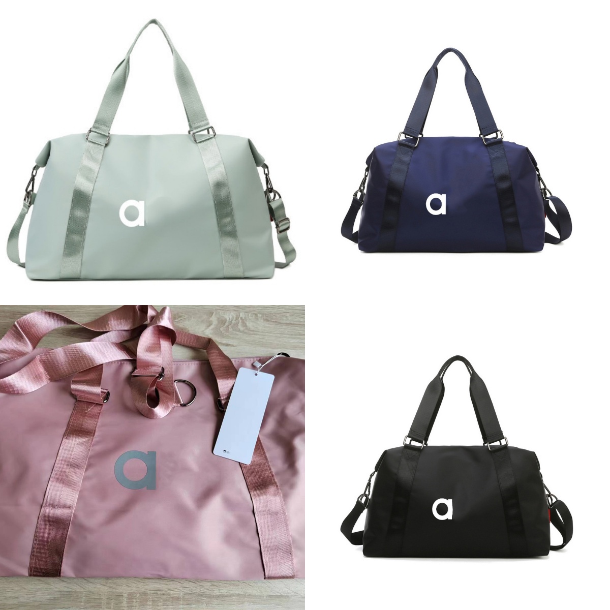 Designer Bag travel bag business nylon tote bag large capacity bag foldable laptop shopping bag shoulder bag women men lady with strap waterproof clear