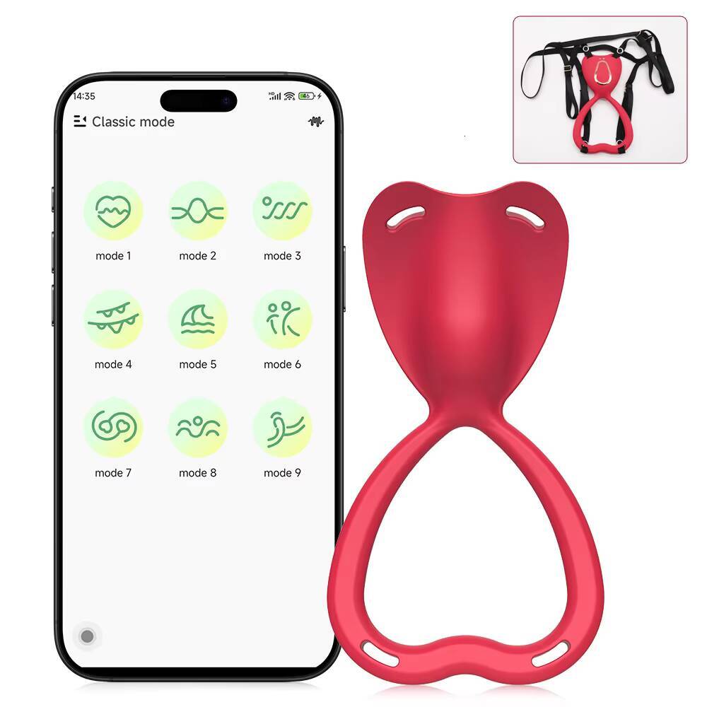 Wearable Automatic Flap Clitoris Vibrating Silicone Sexual Adult Product Toys for Women