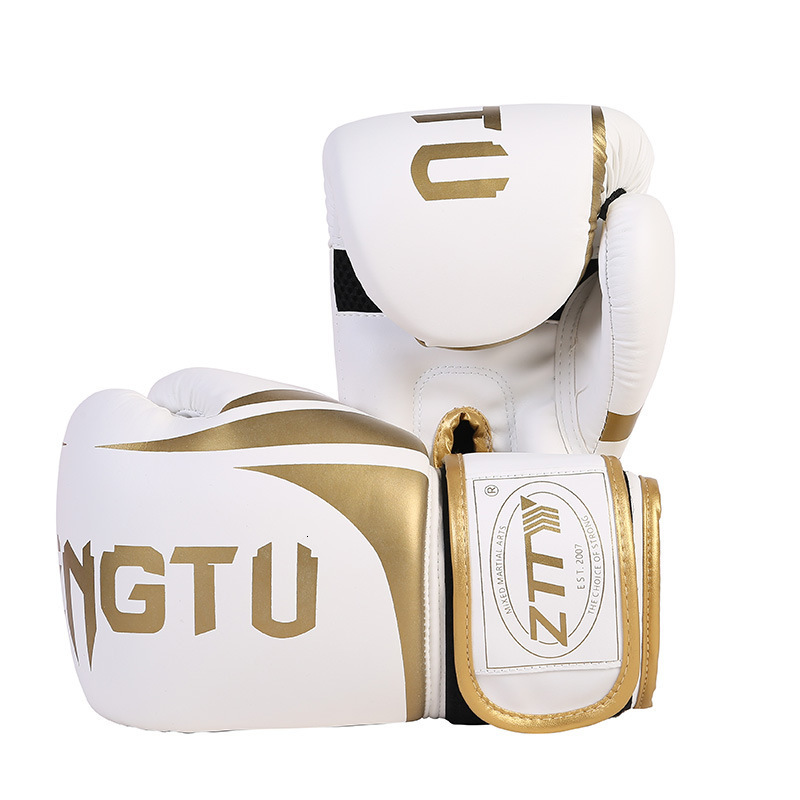 Professional Boxing Glove Thickened PU MMA Half-Finger Fighting Sanda Training Gloves Muay Thai Boxing Training Accessories 240112
