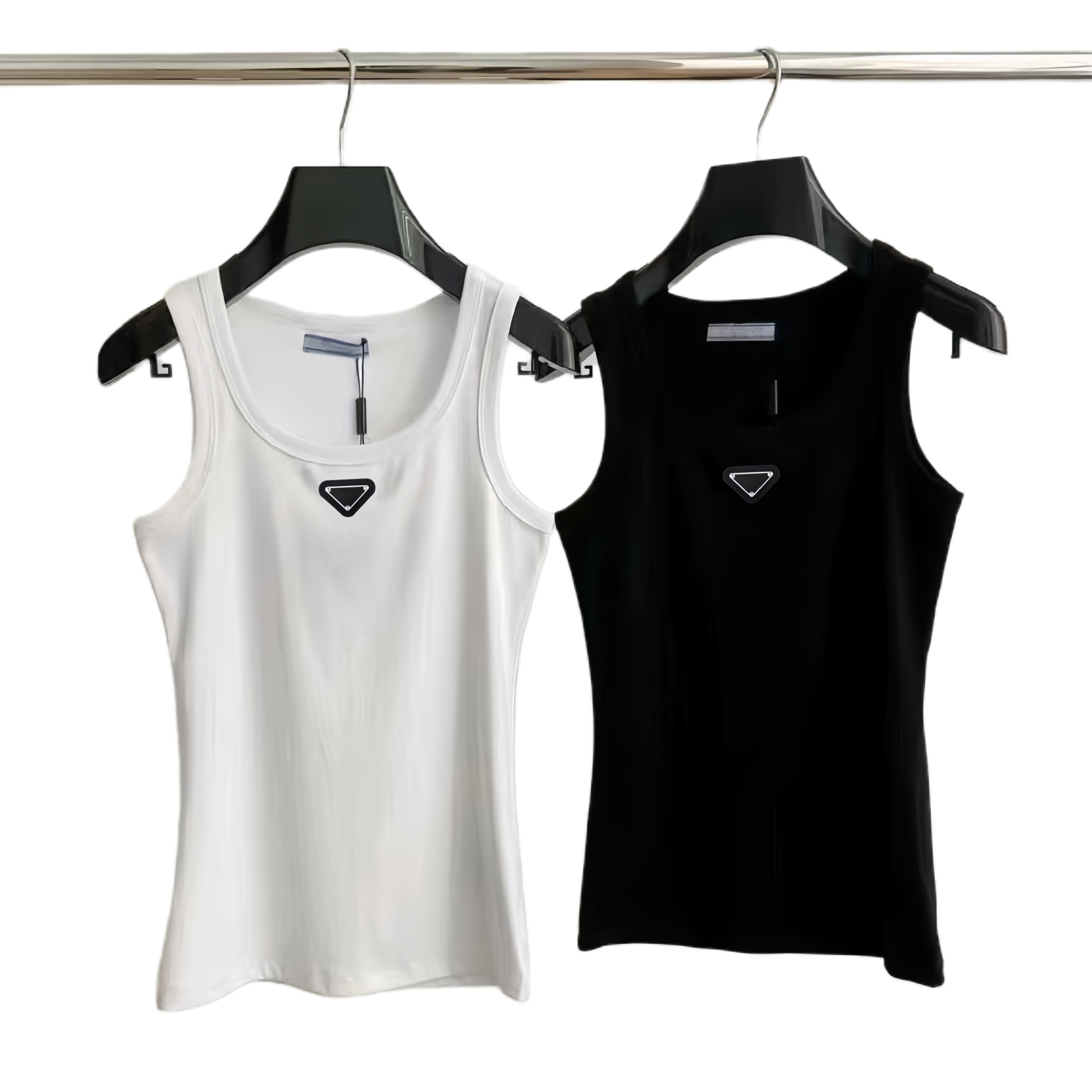 25ss Designer Brands Women's Tanks Camis Tops Short Camisoles Fashion Knitted Tanks Tops Sexy Navel-Baring Stretch Tees Sleeveless Slim Tees Backless T-shirt