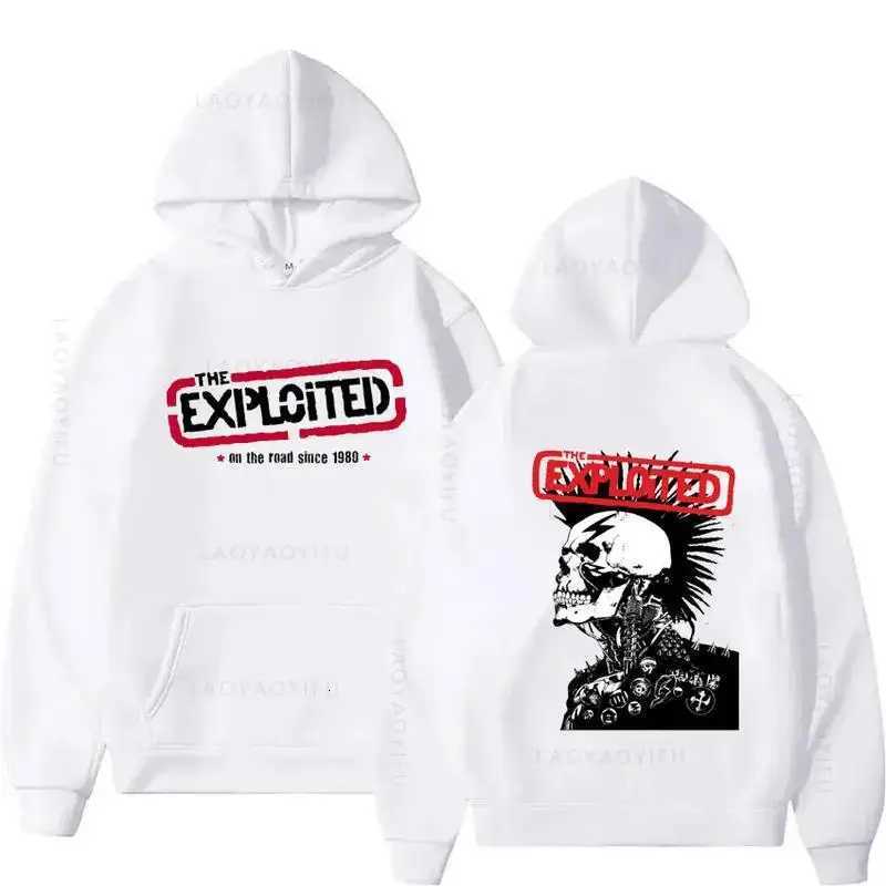 Hoodies THE EXPLOITED THeme Singer Graphic CloTHing Hooded Hip Hop Casual Unisex Autumn Winter Fleece Sweatshirts K251103