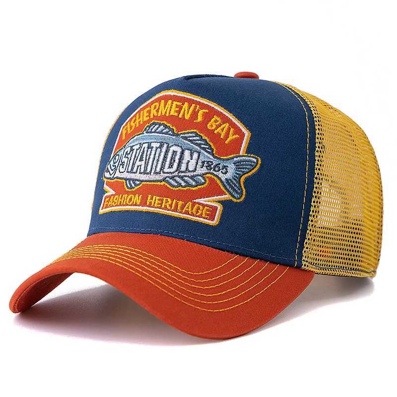 Home>Products>Neutral Summer Fishing Hats>Breathable Mesh Truck Hats W250403