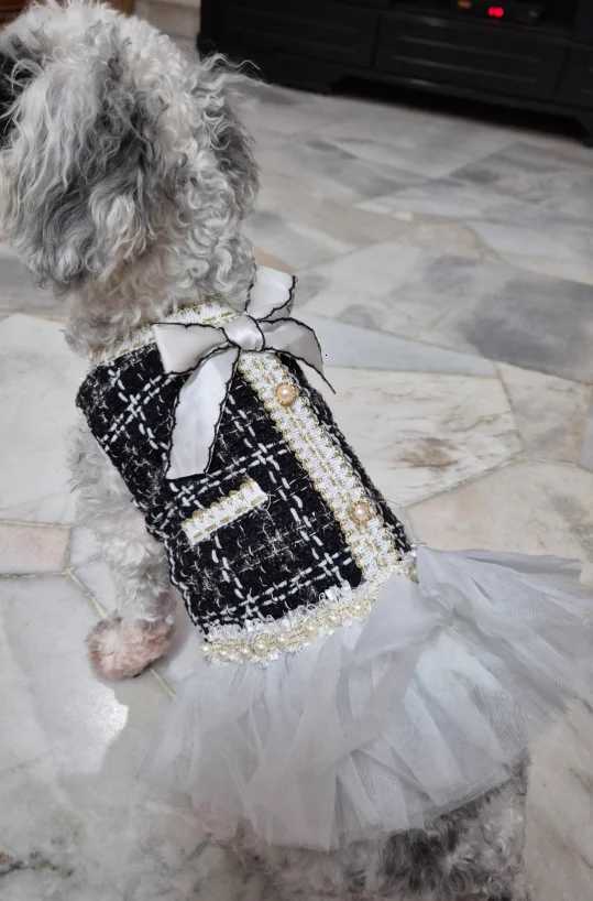 Princess Luxury Puppy Dog Dress Cat Coat Teddy Pet Fragrance Small Dog ClothesXJ251103