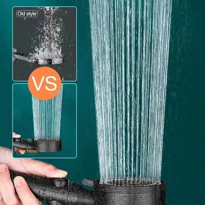 High Pressure Shower 5 Modes Adjustable Showers Bathro Accessories with Hose Water Saving OneKey Stop Spray Nozzle Y251103