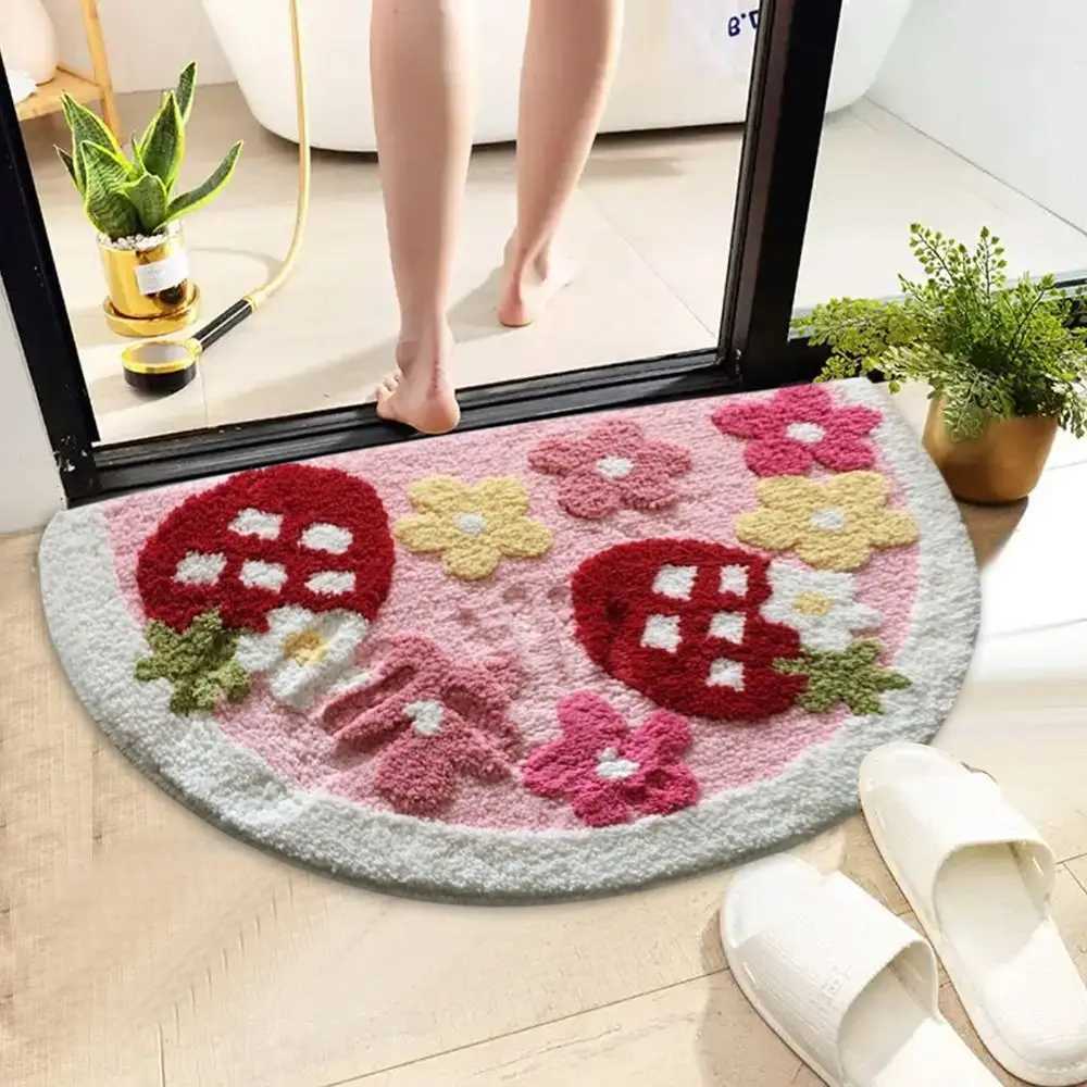 New 40x60cm Carpet Cartoon Absorbent Foot Mat Quick-Drying Thick Door Mat C251103