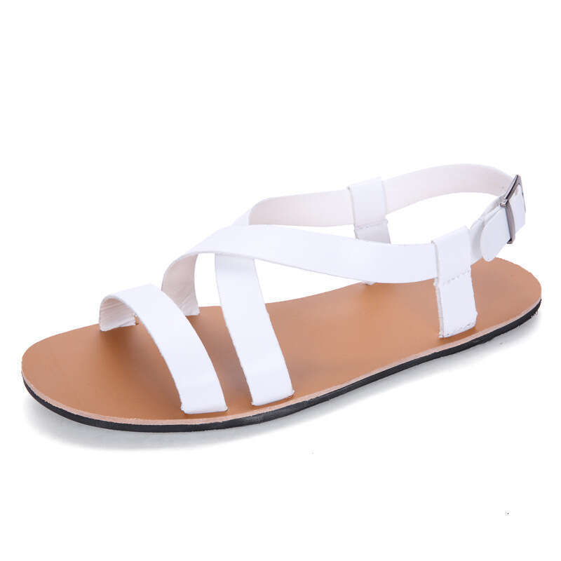 Large Roman 2024 Summer British Casual Beach Fashion Sandals for Men Outdoor Water Shoes