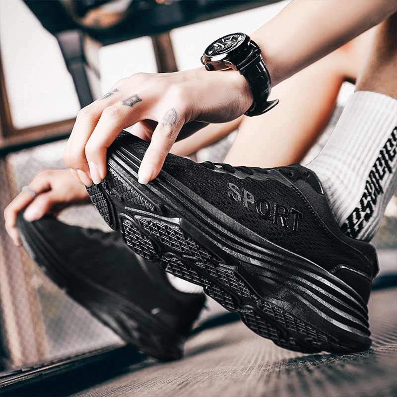 free shipping running shoes hokasneaker men mesh black grey white beige yellow blue outdoor sports runner casual shoe trainers sneakers 2025