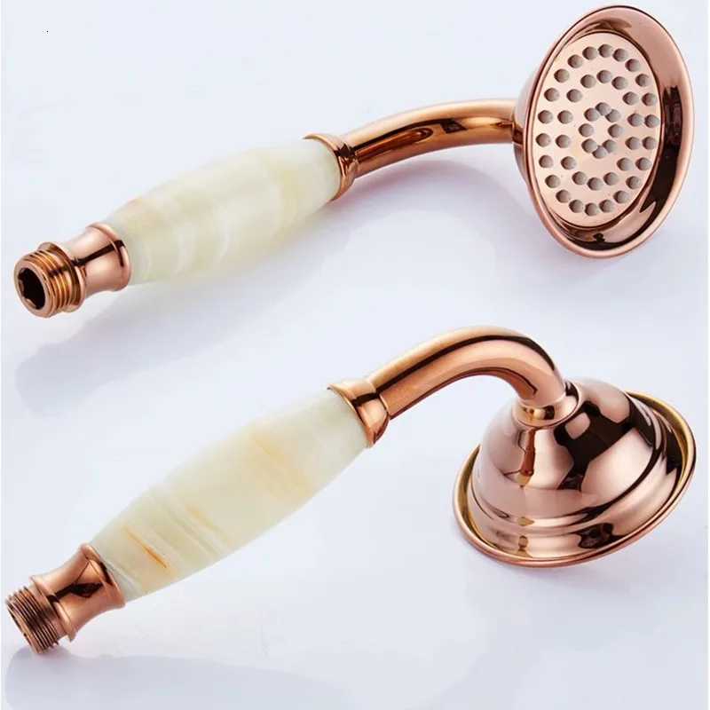 Bathro Accessories Rose Gold Hand Shower High Pressure Antique Water Output Antique Hand Shower Nozzle Water Y251103