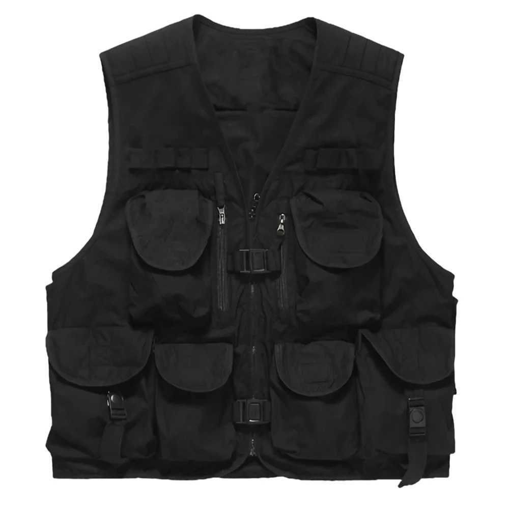 High-Quality Fishing Vest for Men with 10 Pockets and Breathable Mesh Fabric Perfect for Outdoor Fishing and Hunting X250403