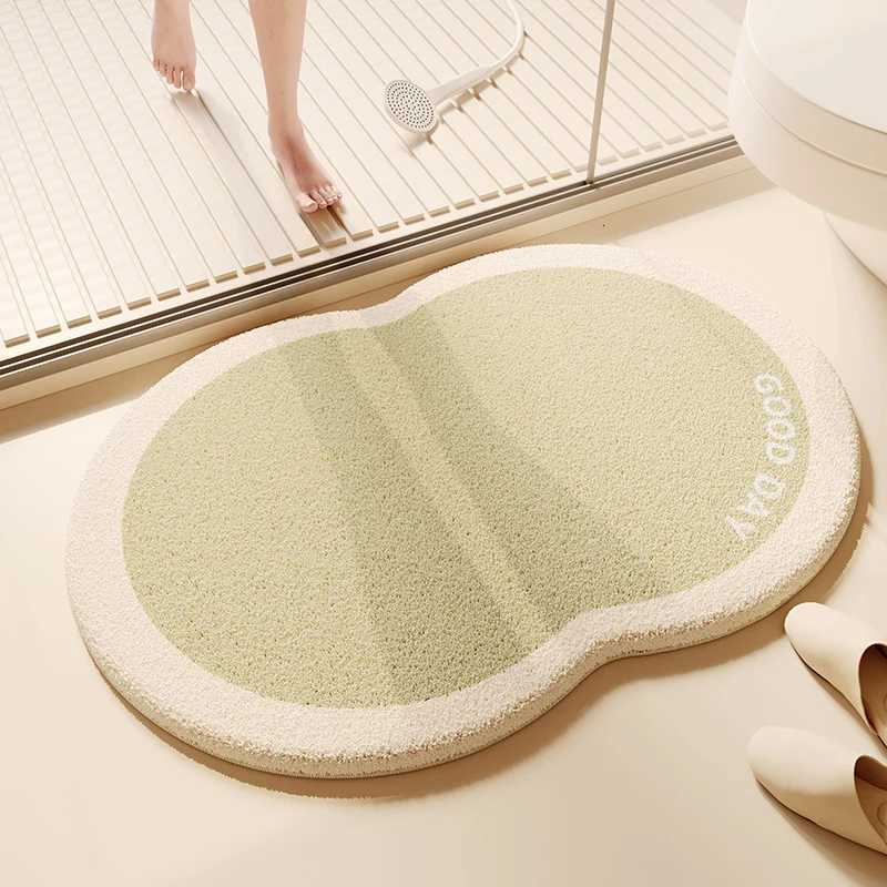 Absorbent bathroom floor mat imitation cashmere carpet toilet door floor mat C251103