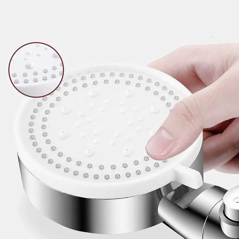 Shower Water Saving 5 Mode Adjustable High Pressure Shower Onekey Stop Water Massage Eco Shower Bathro Accessories Y251103