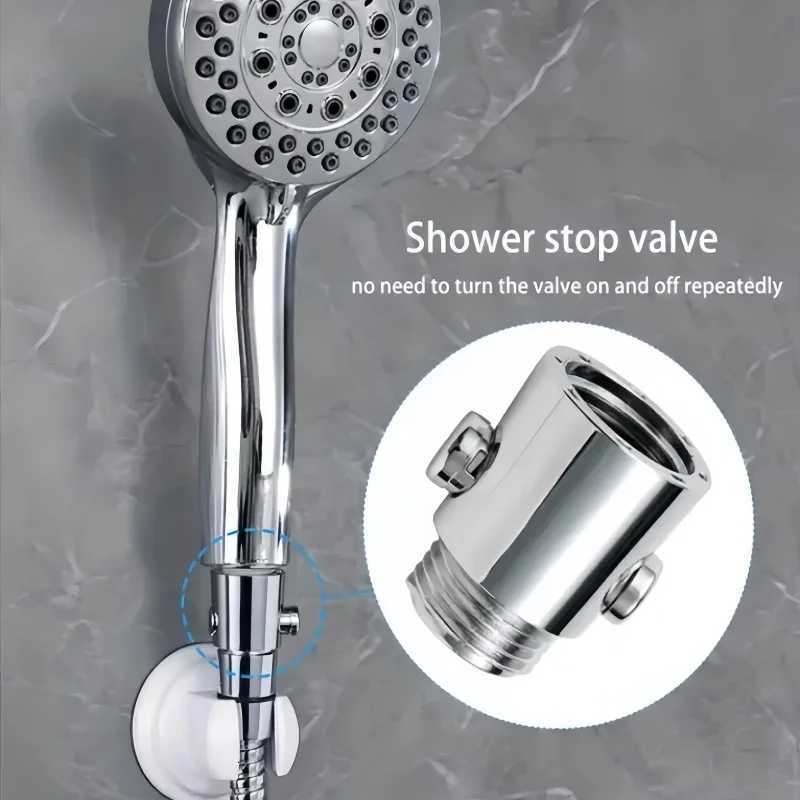 New Shower Control SwitchWater Flow Stop ValveHandheld Showers OneButton Pause Water Controller Bathro Accessories Y251103