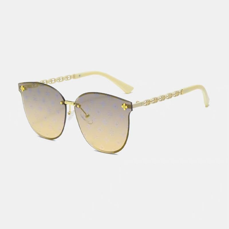free shipping Sunglasses Frames designers for womens mens 2025 Summer New Fashionable Frameless Cutting Edge Luxury Beach Tourism Leisure Versatile