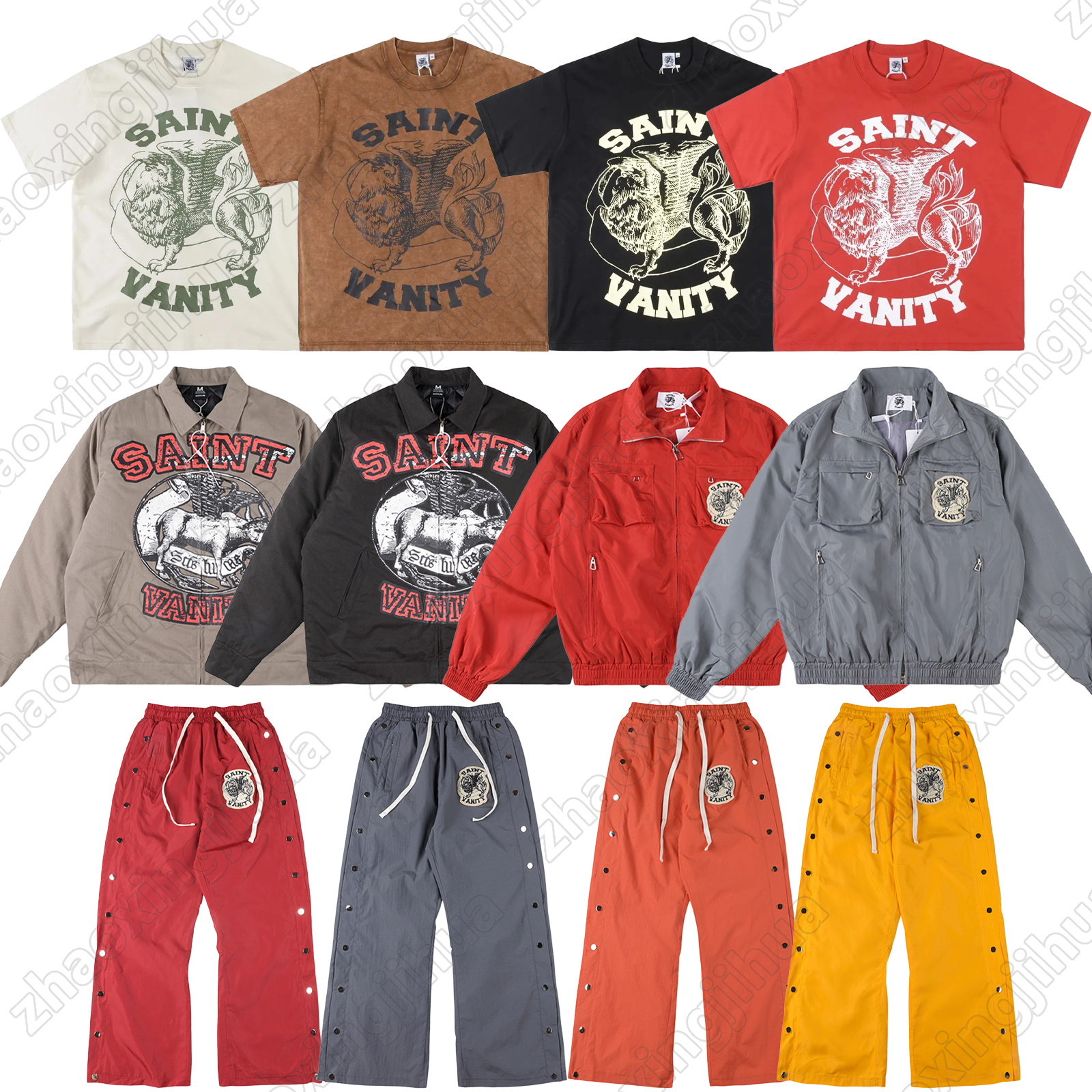 saint Vainty Mens Tshirts Designer Saint Vanity Shirt Streetwear Hip Hop Unisex Short Sleeve Summer High Quality Cotton Tshirts Vintage Print Letter C j2cY#