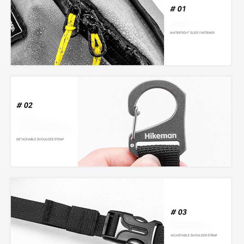 Outdoor Waist Bag Sports Mountaineering Cycling Mobile Bag Backpack Expansion Pack Travel Hiking Lightweight EquipmentC250407