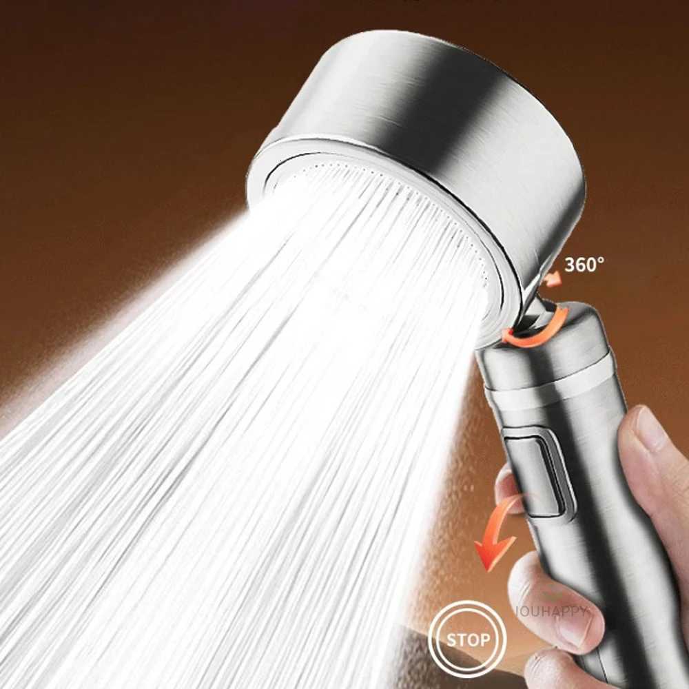 Portable Shower High Pressure Stainless Steel Water Saving Handheld Shower s Large Flow He Bathro Accessories Y251103