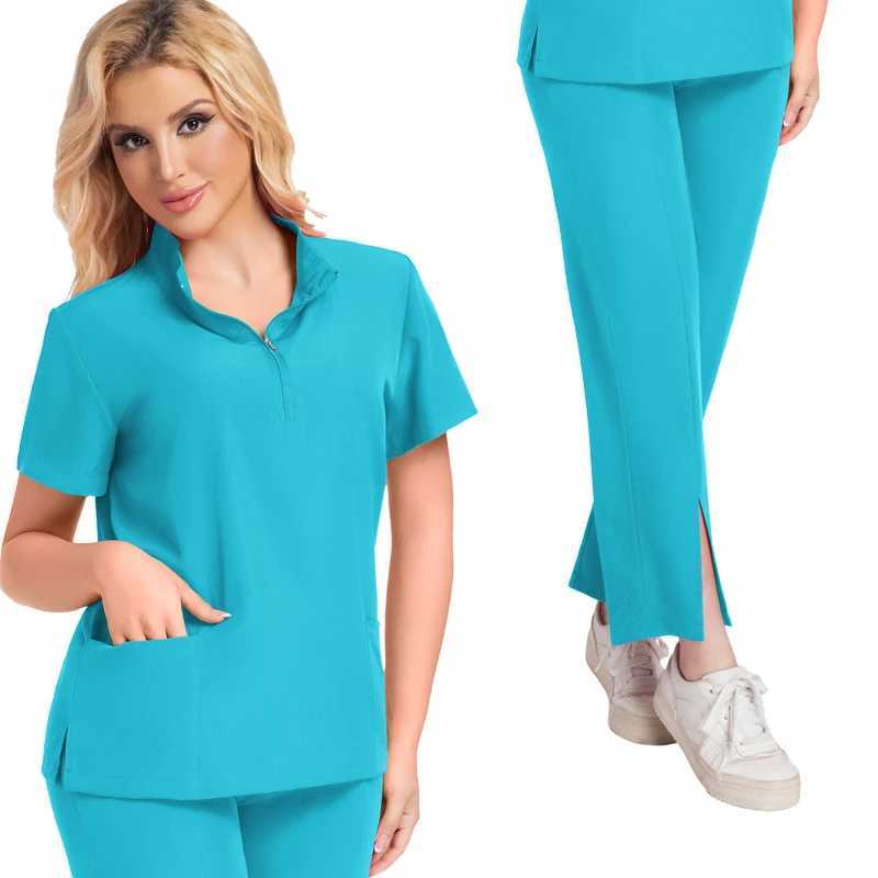 Clinic Uniform Medical Hospital Nurse Uniform Mens Scrub Set Beauty SPA Work Clothes Women Dental Beauty Scrub Surgical Gown Men J251103